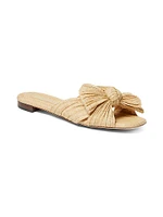 Daphne Pleated Knot Sandals