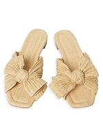 Daphne Pleated Knot Sandals