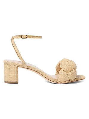 Avril 50MM Braided Raffia Sandals