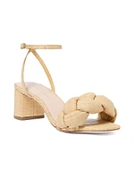 Avril 50MM Braided Raffia Sandals