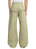 Cotton Twill Sailor Trousers