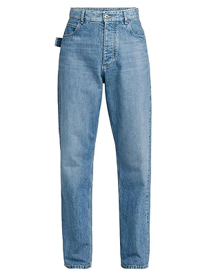 Straight-Leg Slim Jeans