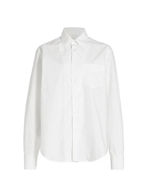 Poplin Slashed Pocket Shirt