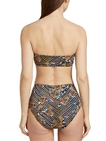 Palma Printed Bandeau Bikini Top