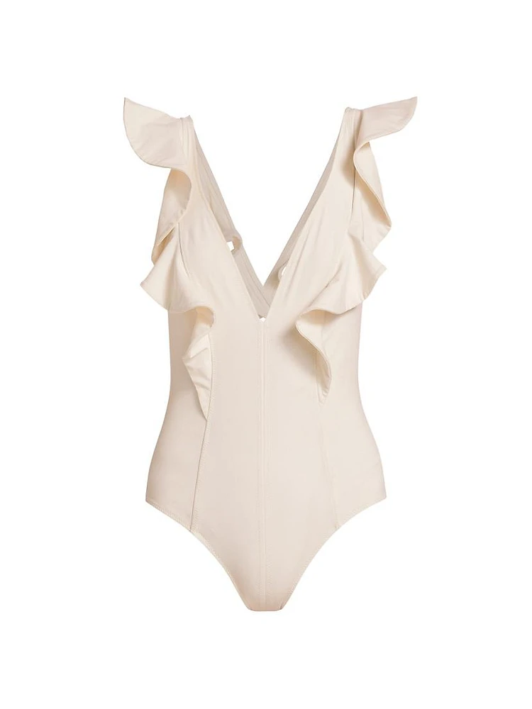 Evelina Ruffled One-Piece Swimsuit