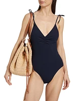 Dali Ruched One-Piece Swimsuit