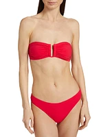 Santorini Gathered U-Ring Bikini Top