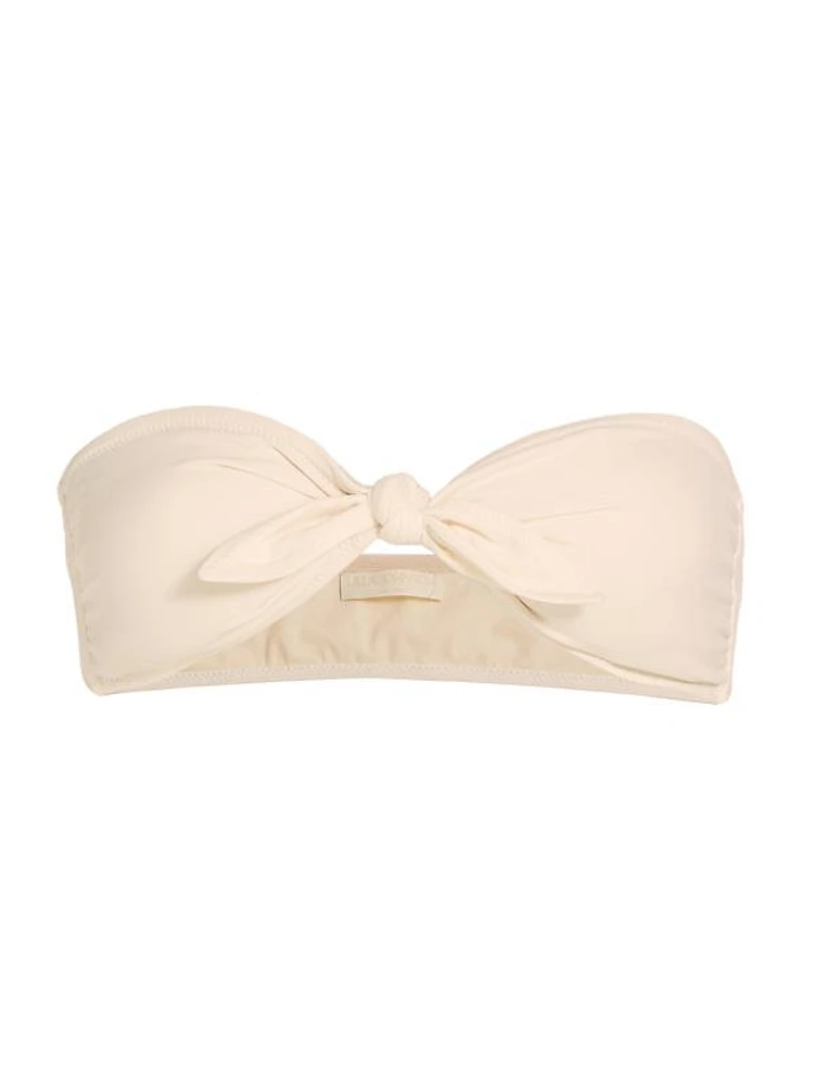 Palma Tie-Front Bandeau Bikini Top