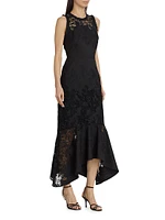 Iris Embroidered Midi-Dress