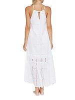 Cotton Eyelet Maxi Dress