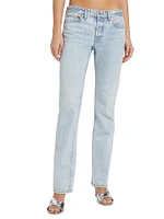 Re/done & Pam Anderson Mid-Rise Rigid Straight-Leg Jeans