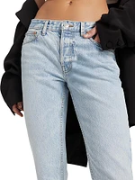 Re/done & Pam Anderson Mid-Rise Rigid Straight-Leg Jeans