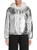 Eaton Reversible Metallic Bunny Jacket