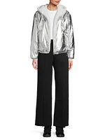 Eaton Reversible Metallic Bunny Jacket