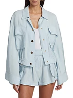 Chelsea Oversized Crepe Jacket