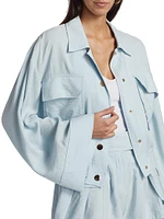 Chelsea Oversized Crepe Jacket