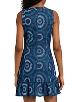 Kathleen Abstract Sleeveless Minidress