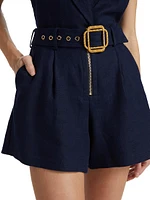 Aspyn Belted Shorts