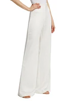 Palermo Wide-Leg Satin Pants