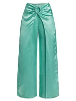 Belma Satin Circle Insert Pants