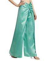 Belma Satin Circle Insert Pants