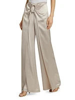 Belma Satin Circle Insert Pants