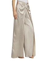 Belma Satin Circle Insert Pants