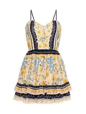 Returning To The Roots Isadora Floral Minidress