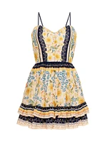 Returning To The Roots Isadora Floral Minidress