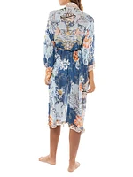 Debra Kai Floral Chiffon Robe