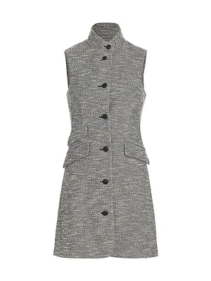 Slade Tweed Sleeveless Minidress