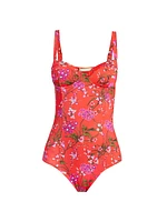 Floral One-Piece Swimsuit