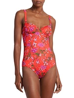 Floral One-Piece Swimsuit