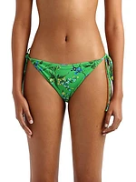 Floral String Bikini Bottom