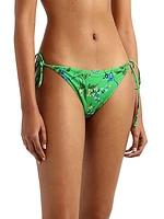 Floral String Bikini Bottom