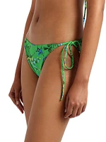 Floral String Bikini Bottom