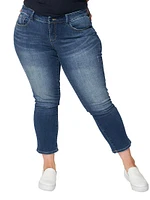 Straight-Leg Ankle-Crop Jeans