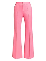 Danette Cotton Sateen Flared Pants