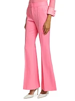 Danette Cotton Sateen Flared Pants