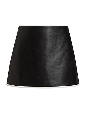 Rubi Vegan Leather Miniskirt