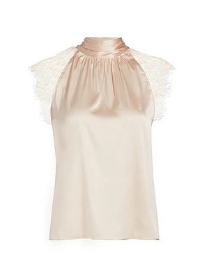 Rachel Silk-Blend Blouse