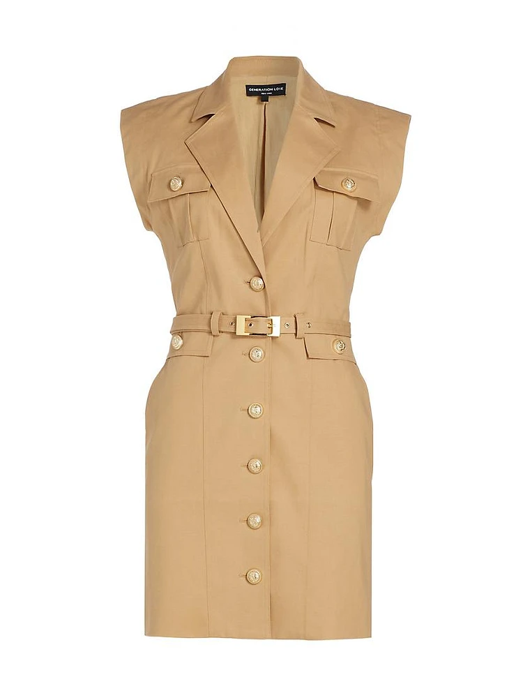 Biel Gabardine Blazer Dress