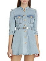 Mackenzie Belted Denim Minidress