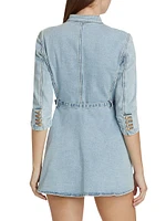 Mackenzie Belted Denim Minidress