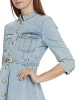 Mackenzie Belted Denim Minidress