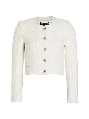 Yoonie Sequin Tweed Jacket