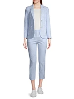 Starlet Seersucker Crop Pants