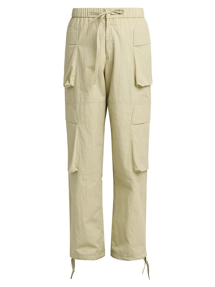 Cotton-Blend Cargo Pants