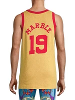 Knit Jacquard Basketball Tank Top