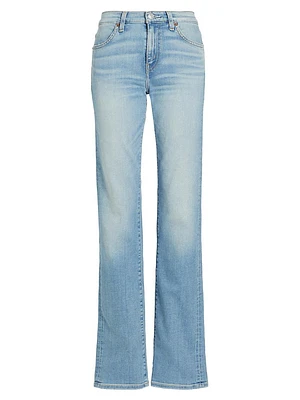 Super Slim Stretch Straight-Leg Jeans